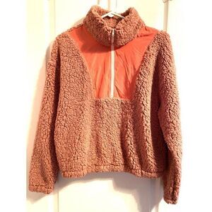 ‎NWOT Wild Fable Pink Sherpa jacket S